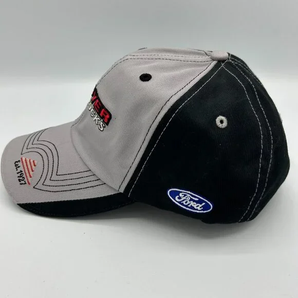 Boyer Trucks Gray & Black Baseball Cap Ford Western Star Sterling Cotton - Picture 2 of 8